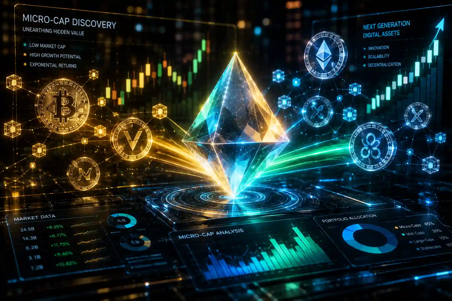 Penny cryptocurrency list discovering undervalued coins for explosive gains in digital asset trading.
