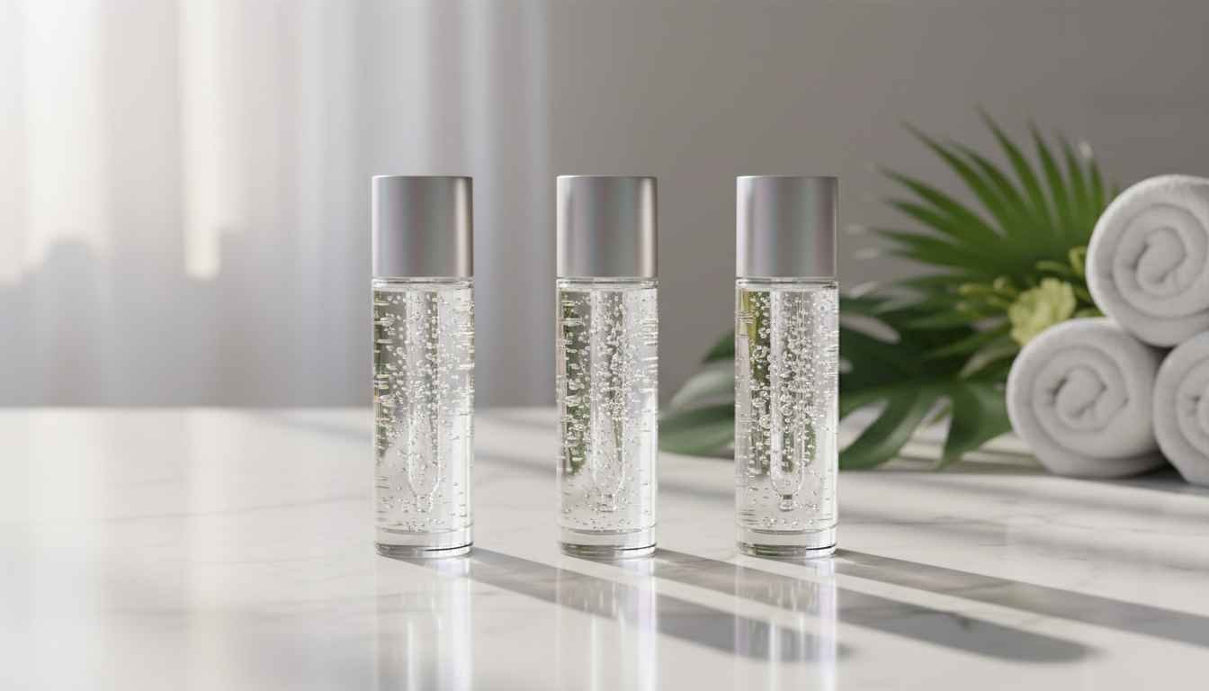 bubble skincare serums