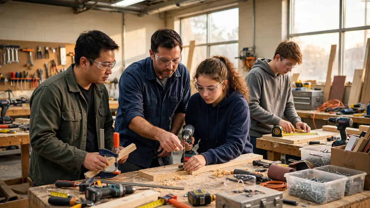 Students training with an instructor at Kiamichi Technology Center in McAlester