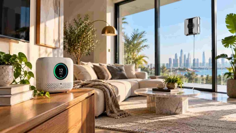 5 Innovative Smart Home Devices You Didn’t Know You Absolutely Needed featuring modern living room with automated technology