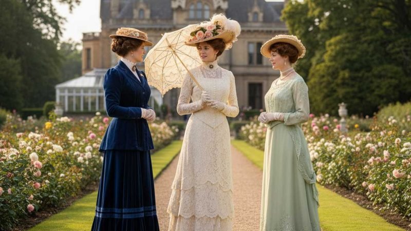 Edwardian ladies fashion