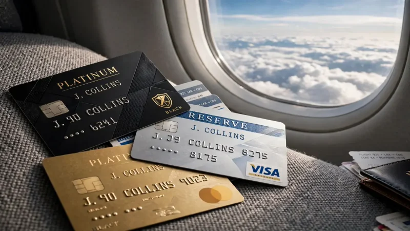 Best travel credit cards for 2025 with airplane