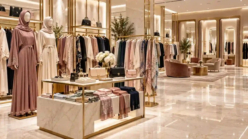 World's first modest fashion department store opens in NJ featuring luxury modest clothing racks and private fitting suites